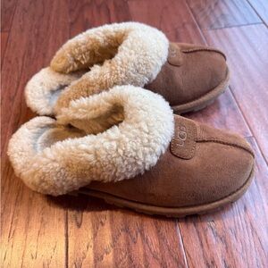 UGG AUSTRALIA WOMEN'S COQUETTE SLIPPER CHESTNUT SIZE 10